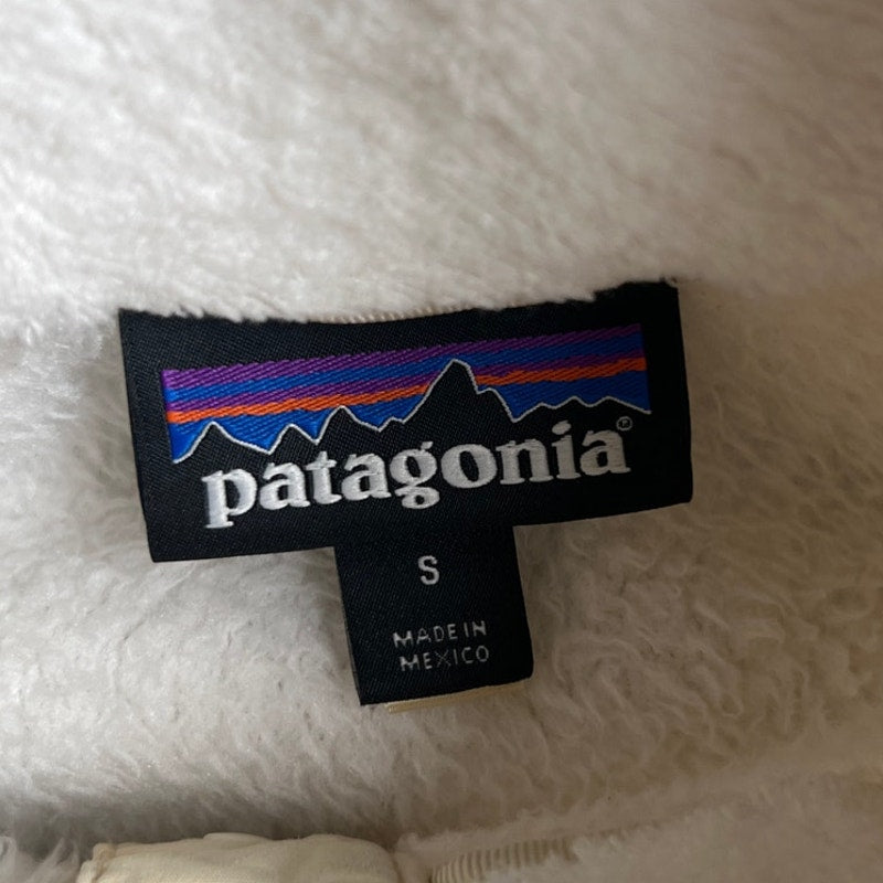 Patagonia Re-Tool Snap-T Fleece Pullover Women's S Off White/Raw Linen Polartec
