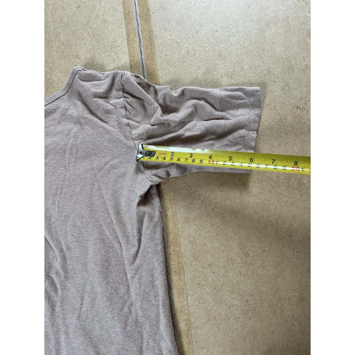 Patagonia T-Shirt Womens S Beige Scoop Neck Lightweight Jersey Casual Relaxed