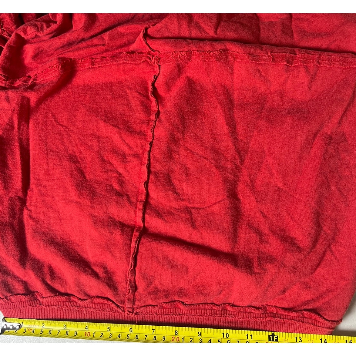 Y2K Tribal Red Flair Wide Baggy Pants Size Medium