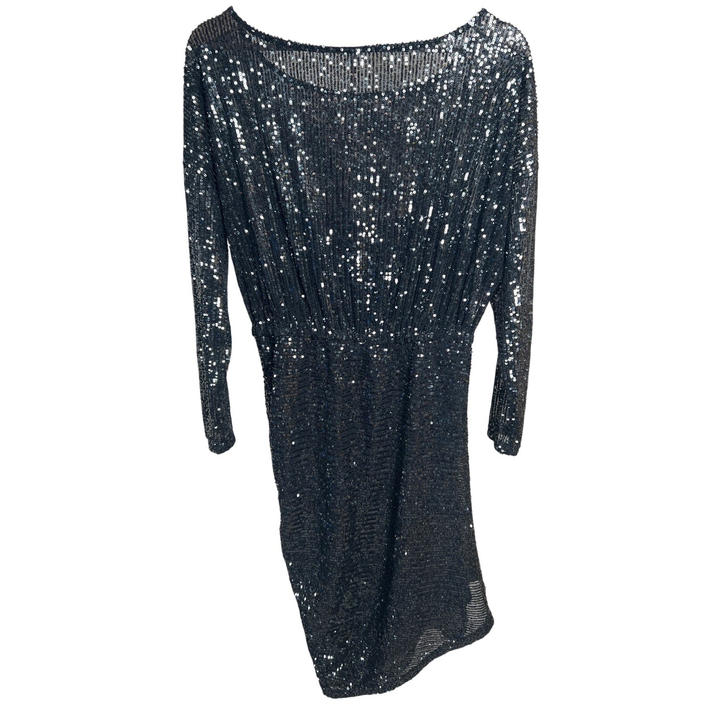 Free People Size Small Giselle Sequin Mini Dress Graphite