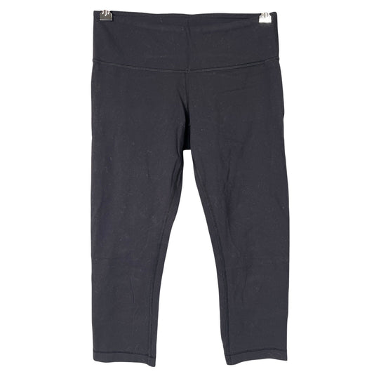 Lululemon Pants Womens 6 Black Athletic Compression Cropped Leggings