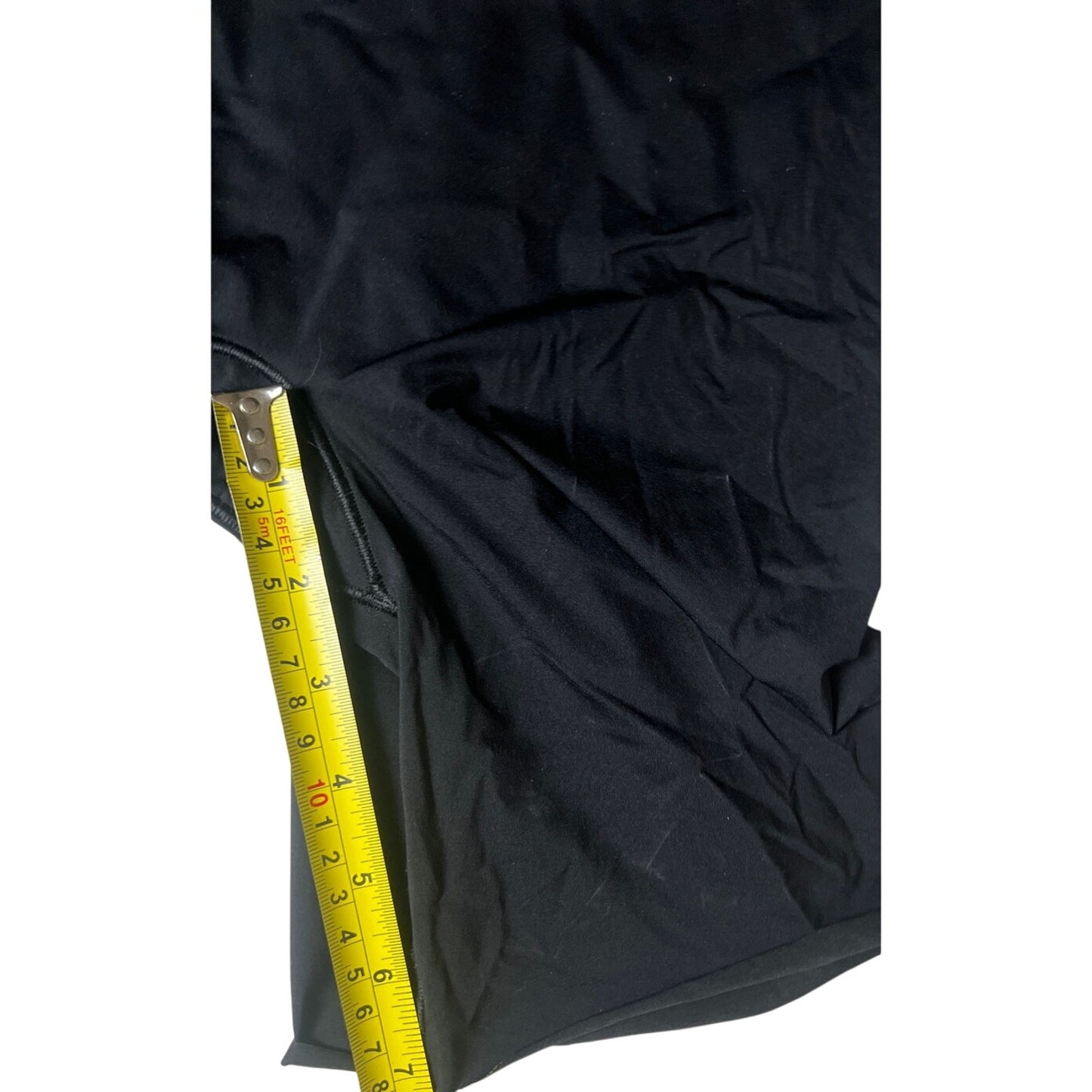 Spandex Women Compression Black Shorts *Dimensions in Picture*