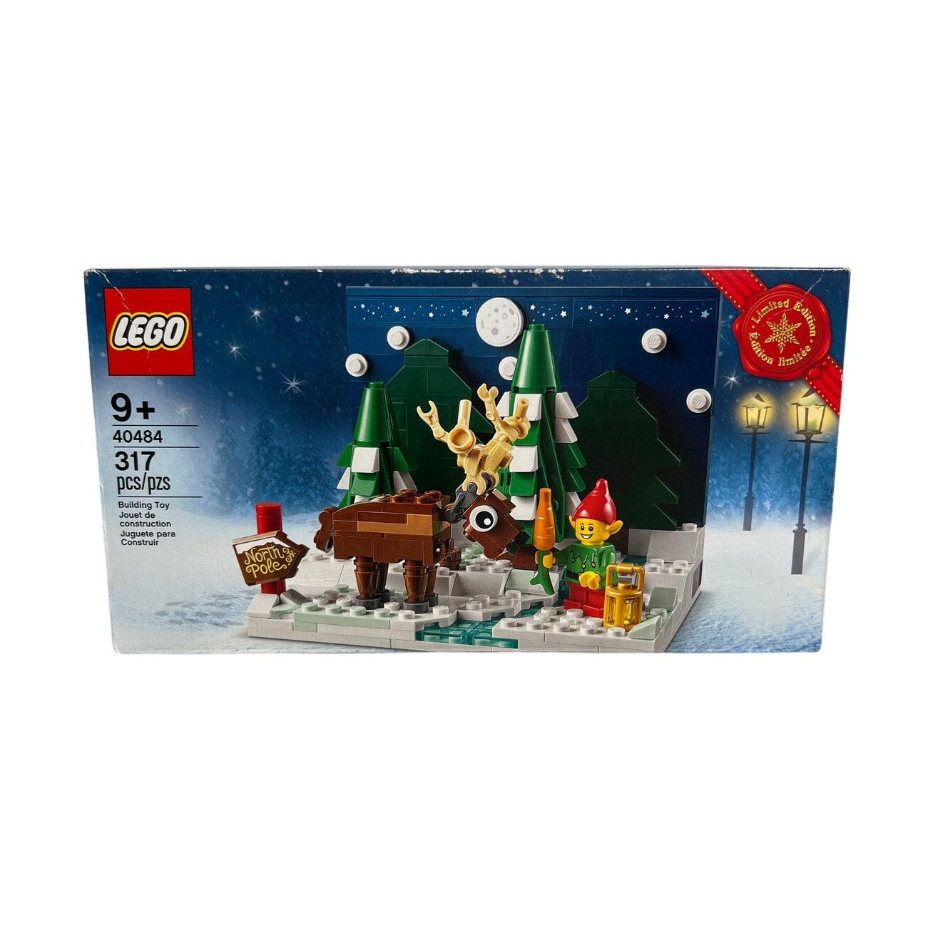 NIB Sealed LEGO 40484 Christmas Santa's Frontyard Elf Reindeer