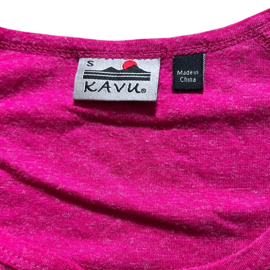 Kavu Pink Women Long Sleeve Top SIze S