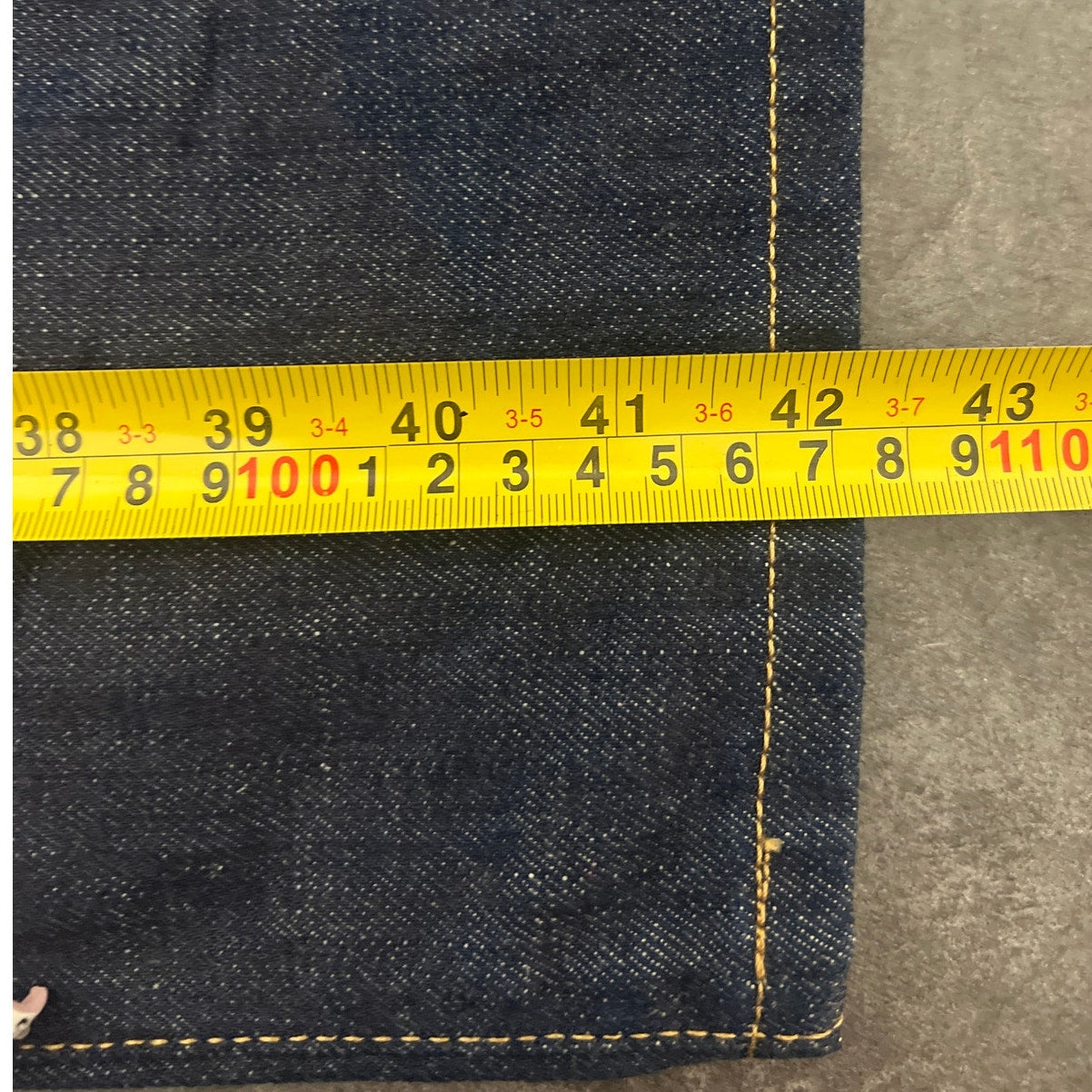 Asphalte Size 30 Men Denim Jeans Raw Selvedge Made In Italy