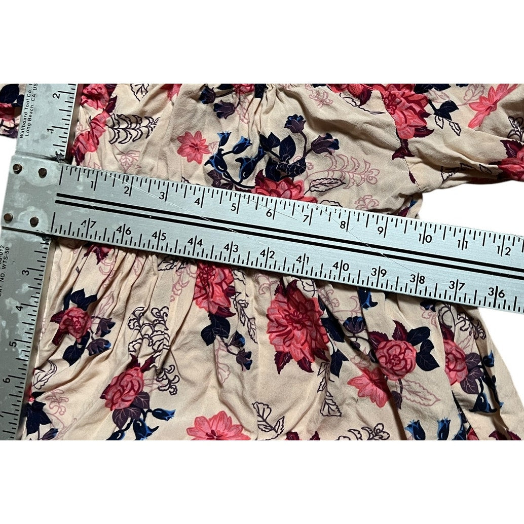 Matilda Jane Pink and White Floral Long Sleeve Dress Size 4T