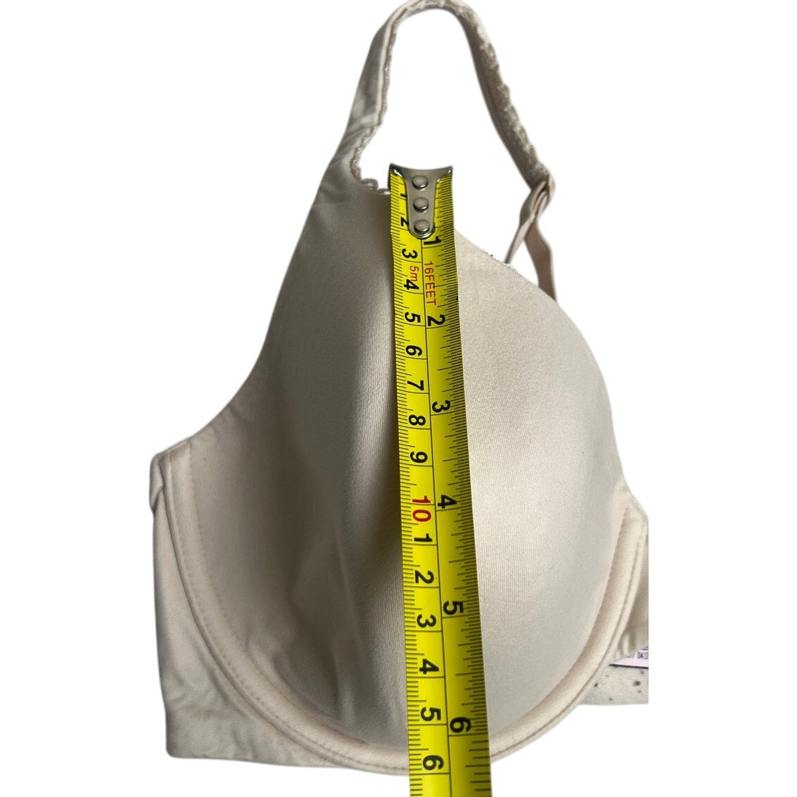 Victoria's Secret Line Perfect Coverage Cream Bra 34DD