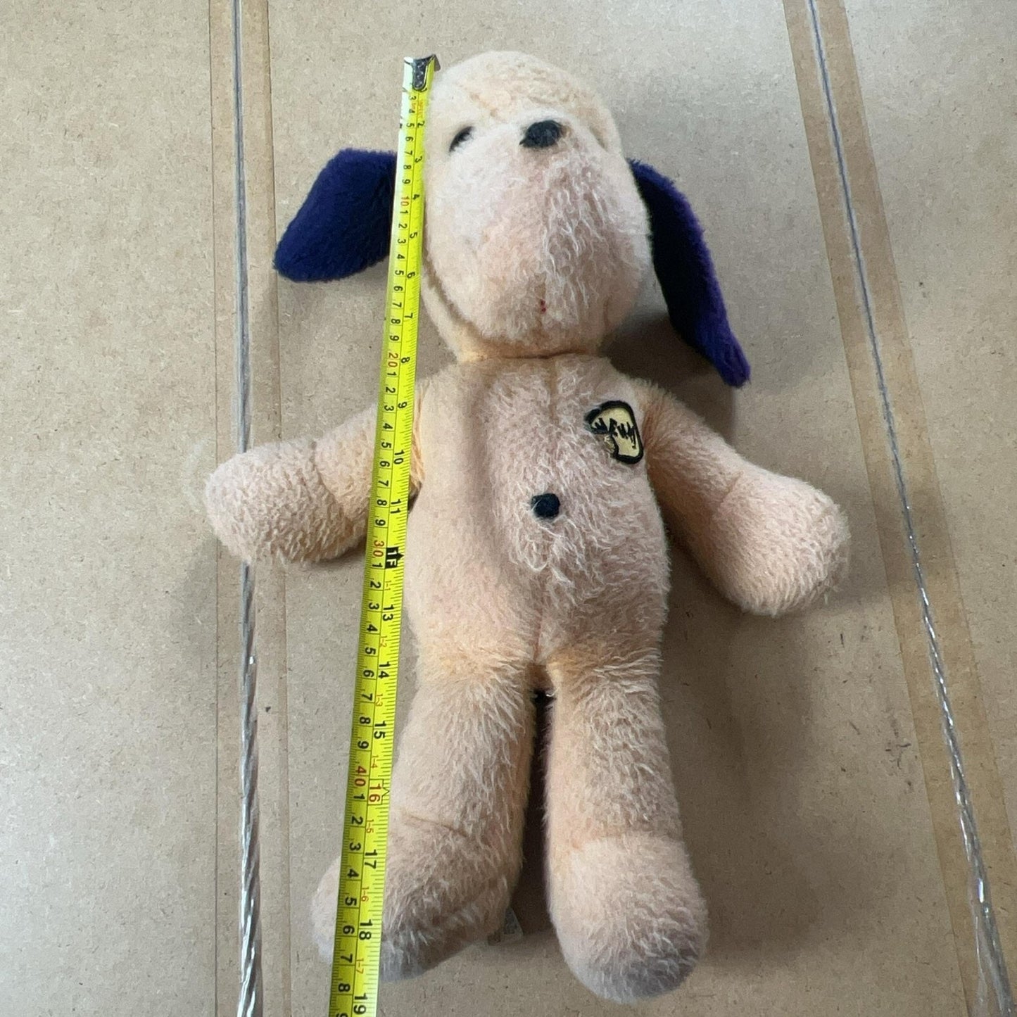 Animal Fair Amy Dog Plush Medium Beige Vintage Stuffed Animal Washable Toy