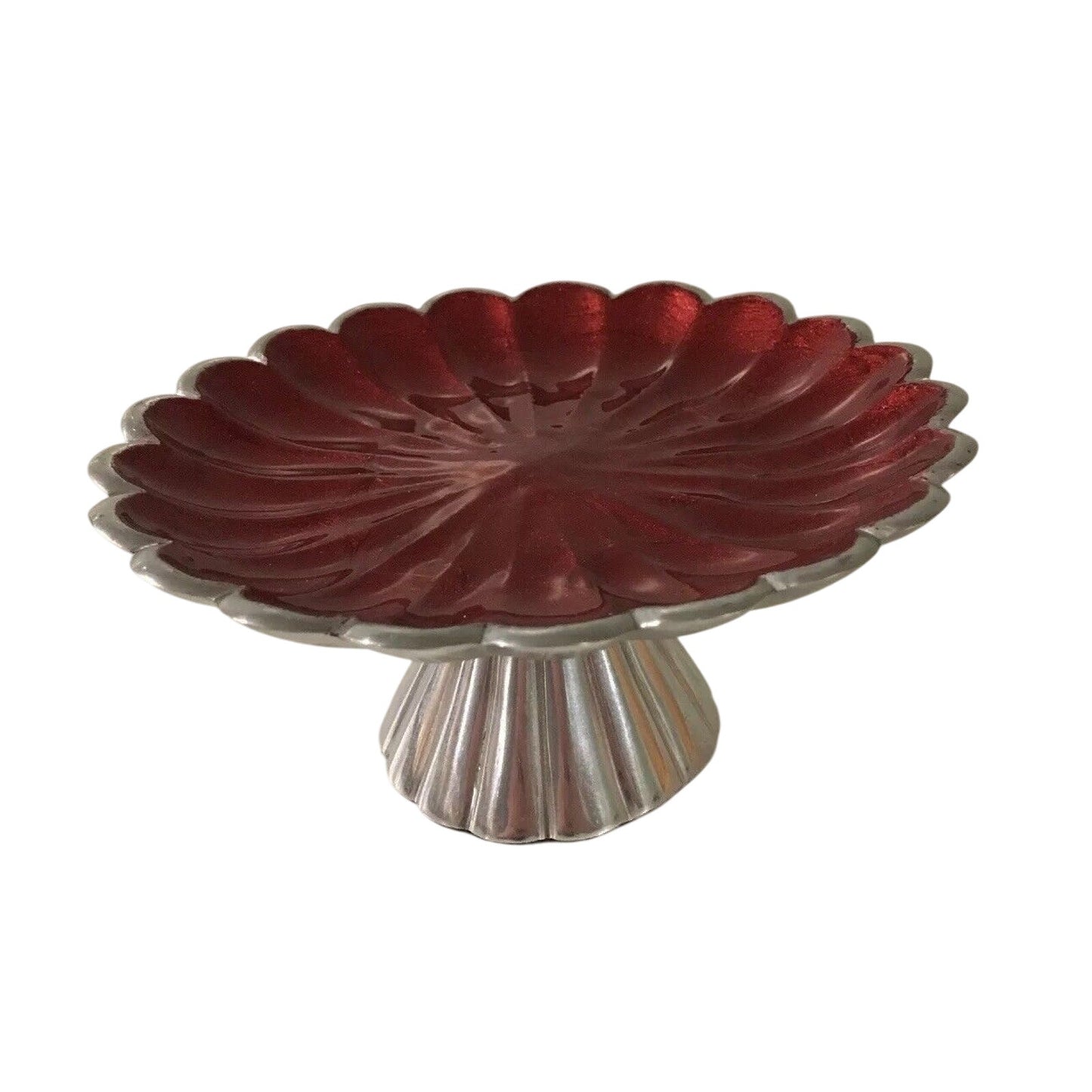 JULIA KNIGHT PEONY POMEGRANATE 6" PEDESTAL STAND - RETIRED