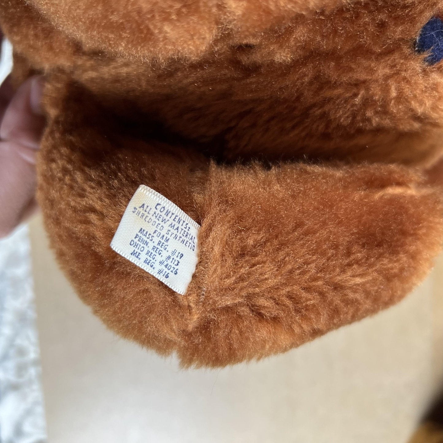 Animal Fair Brown Plush Bear Teddy Set Of 3 Large Medium Small Made In USA