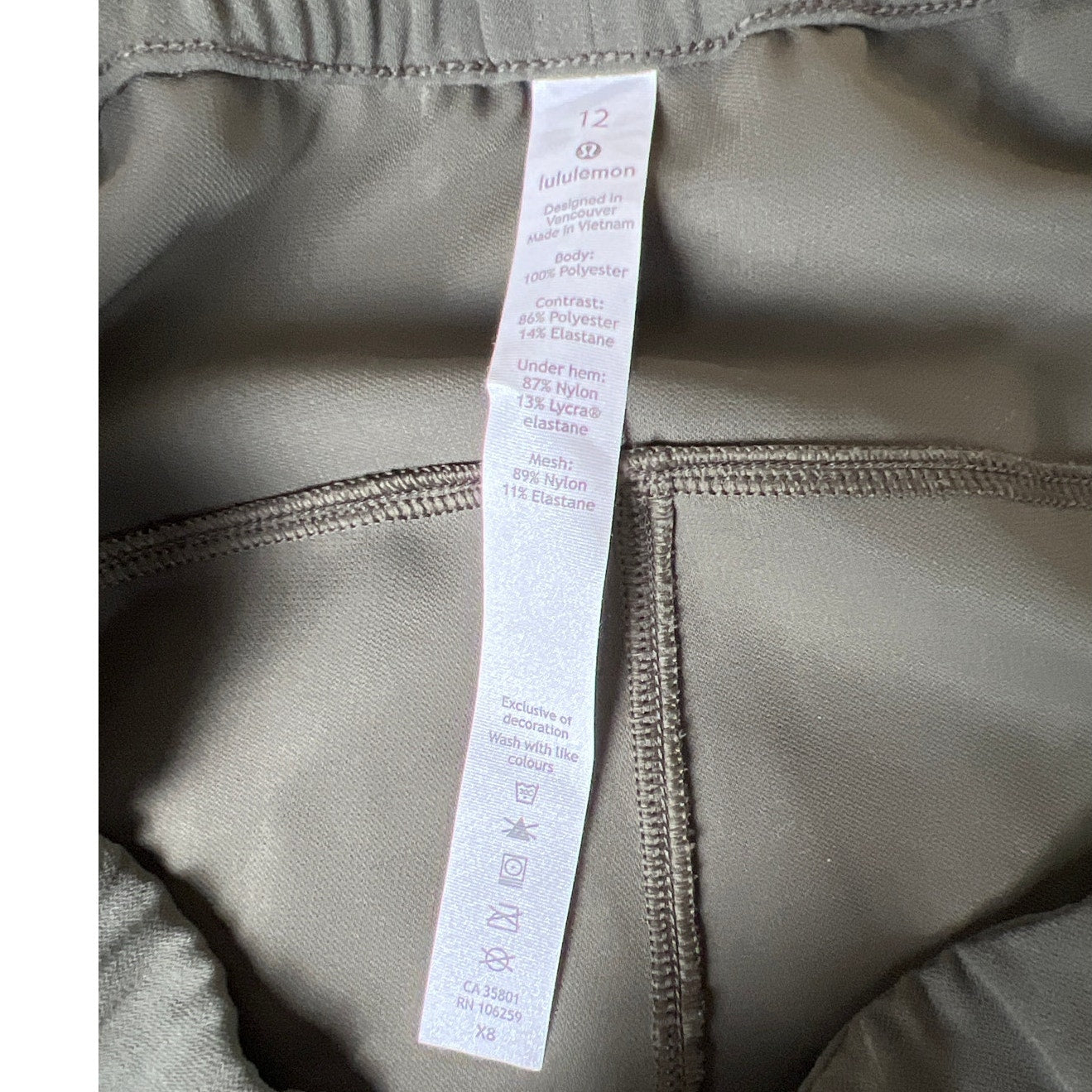 Lululelomen Size 12 NWT Straight Leg Sweats Green Women