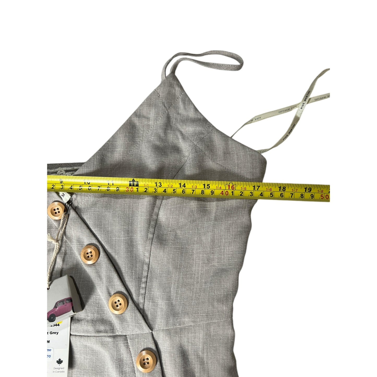 Pink Martini Light Gray NWT Dress Size Medium