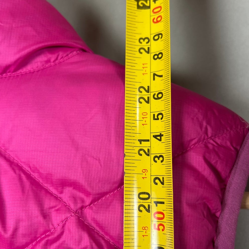 REI Girls Size Large %100 Polyester Pink Puff Vest