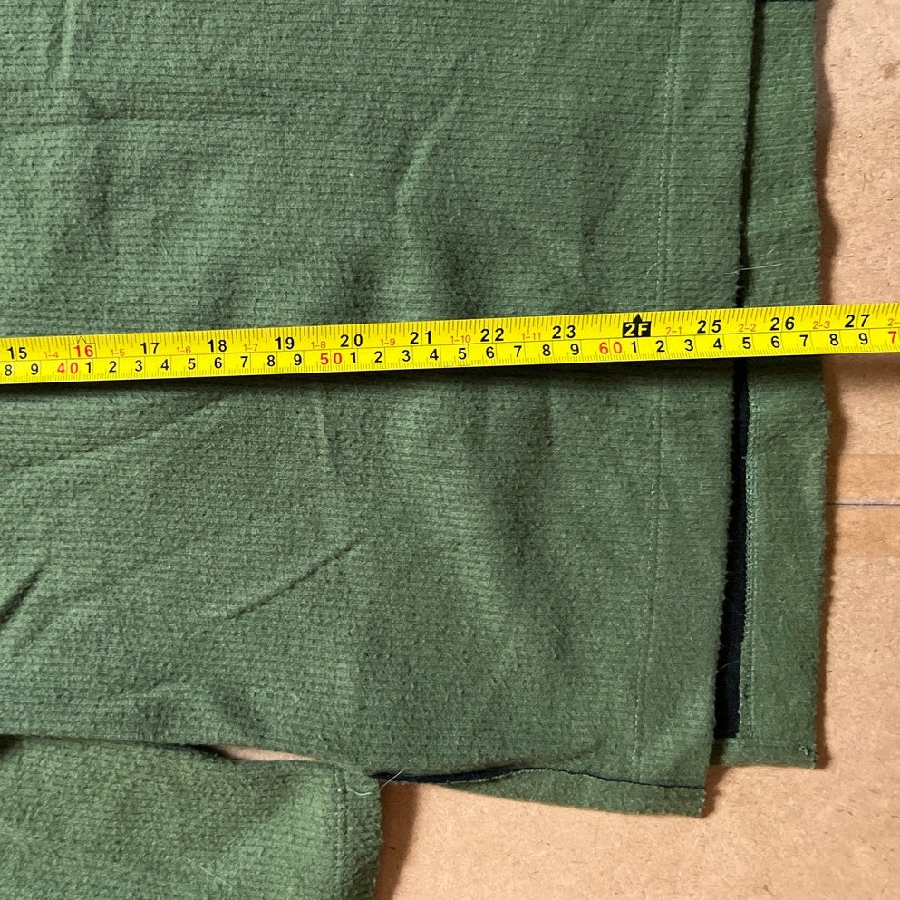 Anthropologie Theresa Tunic Top Size Small Oversized Green Fleece Sweater