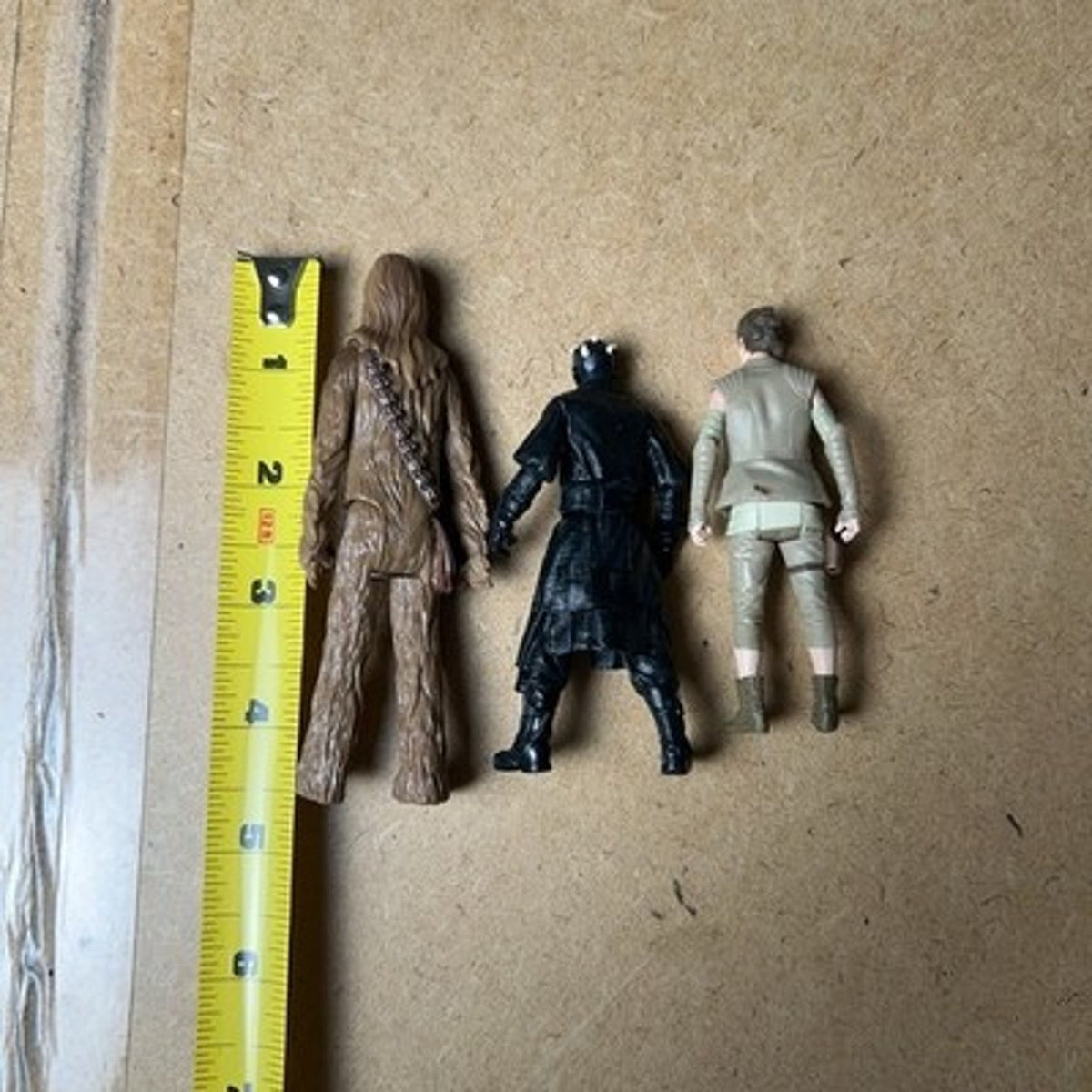 Hasbro Star Wars Action Figures Chewbacca Darth Maul Rey Brown Black Tan 3.75in