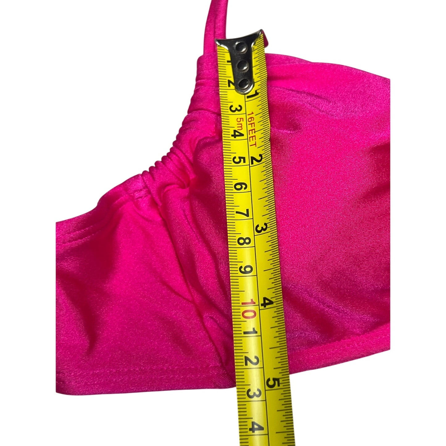 Xhilaration Pink Tie Crossback Bikini Top Women's Juniors Medium M NWT