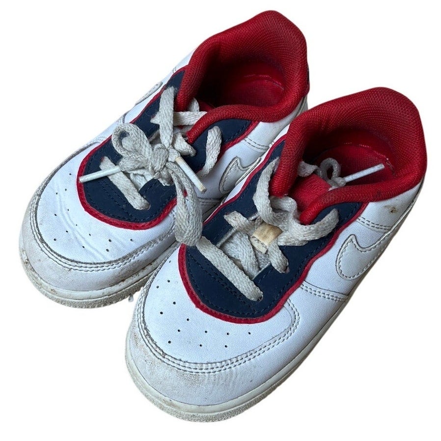 Nike Air Force 1 LV8 TD 'Double Layer Obsidian Red Kids 8C