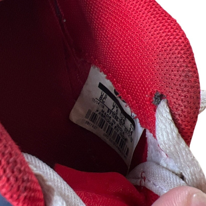 Nike Air Force 1 LV8 TD 'Double Layer Obsidian Red Kids 8C