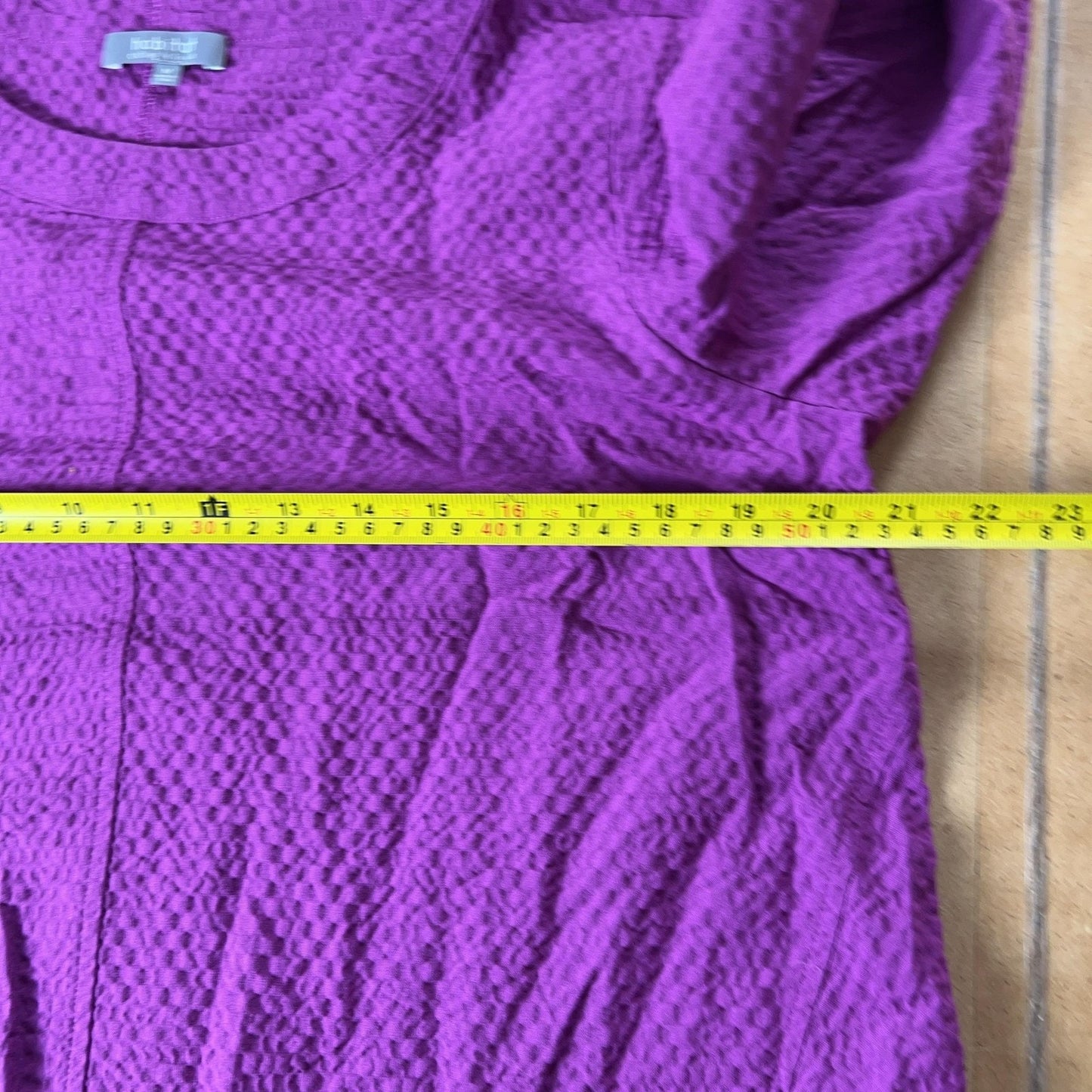 Habitat Shirt Jacket Women M Purple Seersucker Lightweight Pockets Button