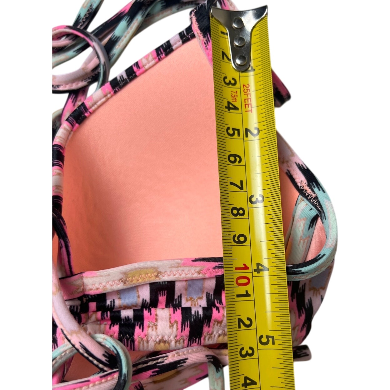 Victoria's Secret Multicolor The Getaway Halter Lightly Lined Bikini Top 34B