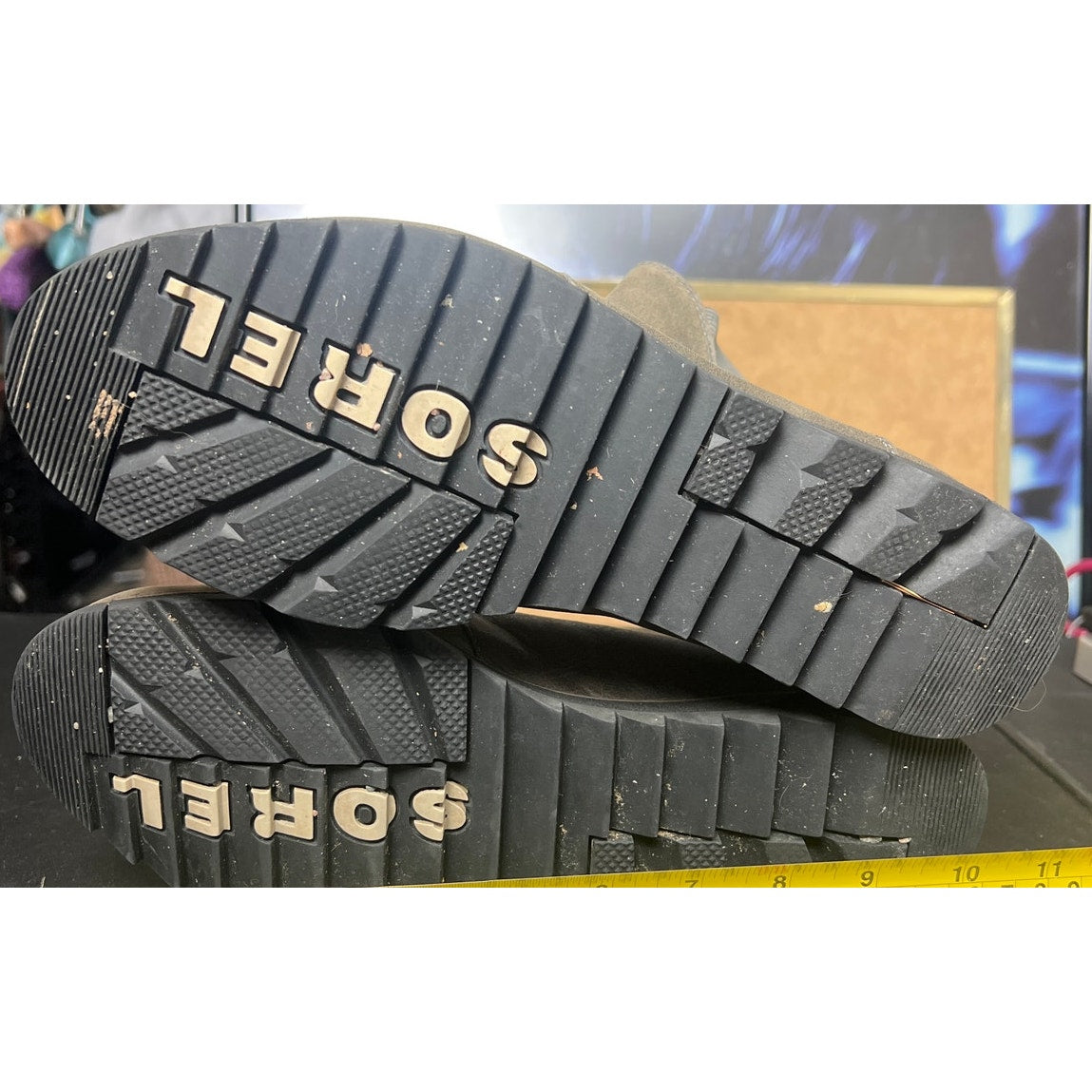 Sorel Women's Size 9.5 Harlow Chelsea Boots Ankle Wedge