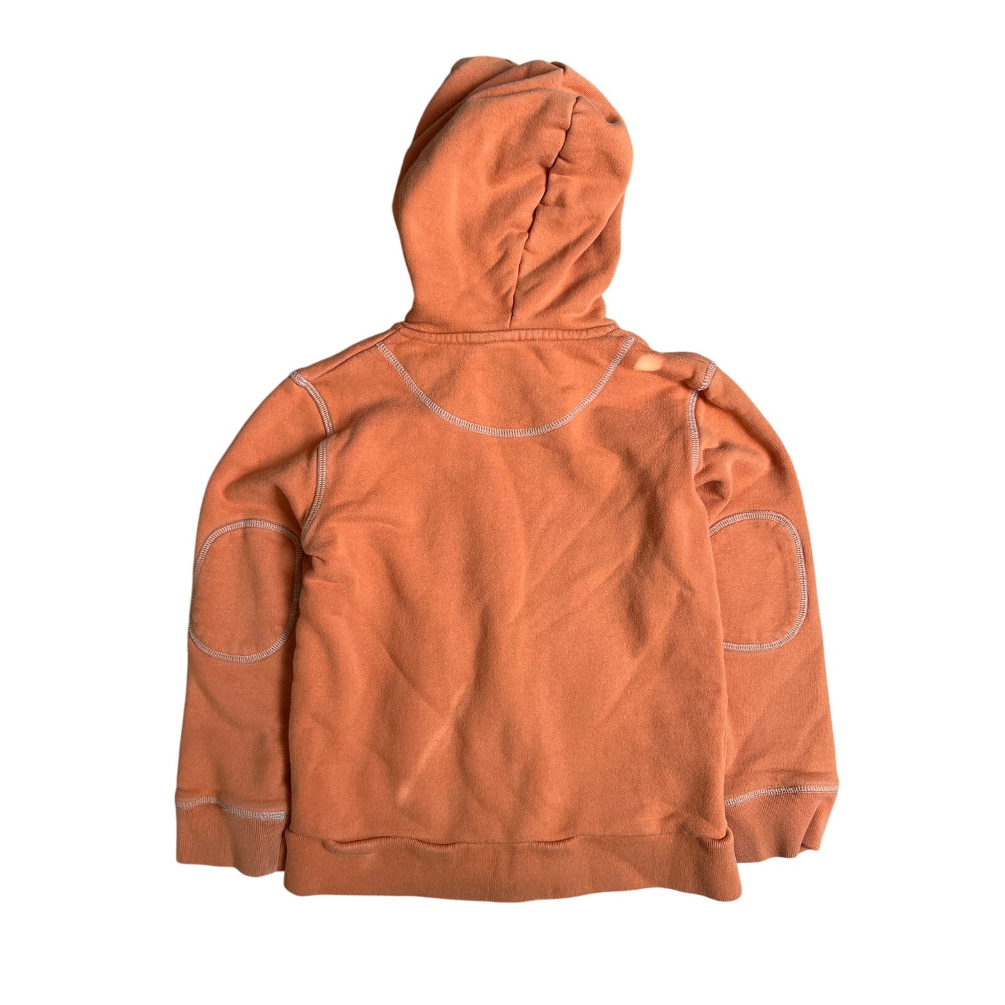 Mini Boden Orange 5-6Y Boy Zip-Up Sweater