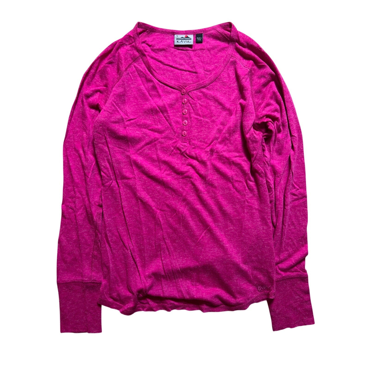 Kavu Pink Women Long Sleeve Top SIze S