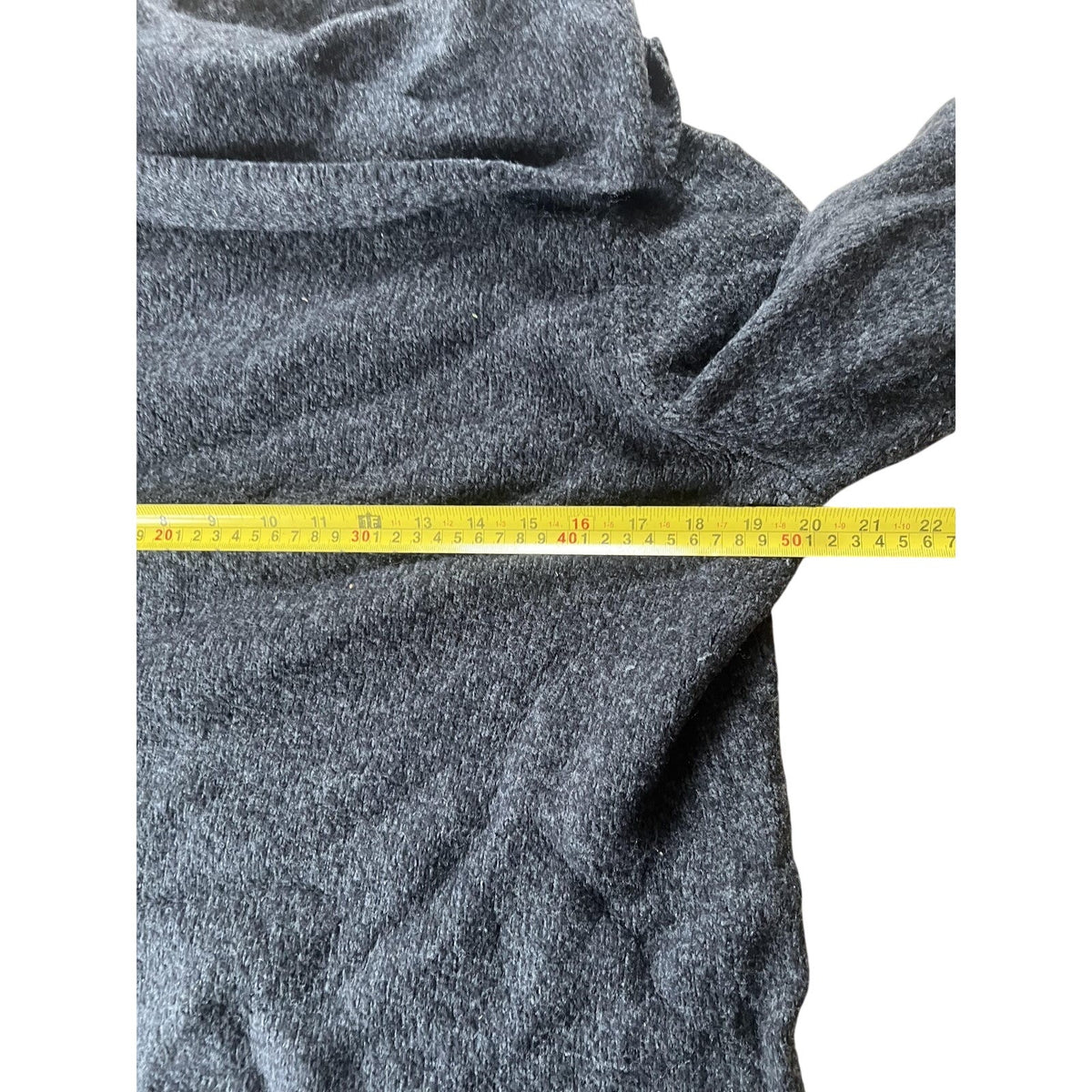 DKNY JEANS Sweater Womens XL Gray Pullover Cowl Neck Chunky-Knit Acrylic Wool