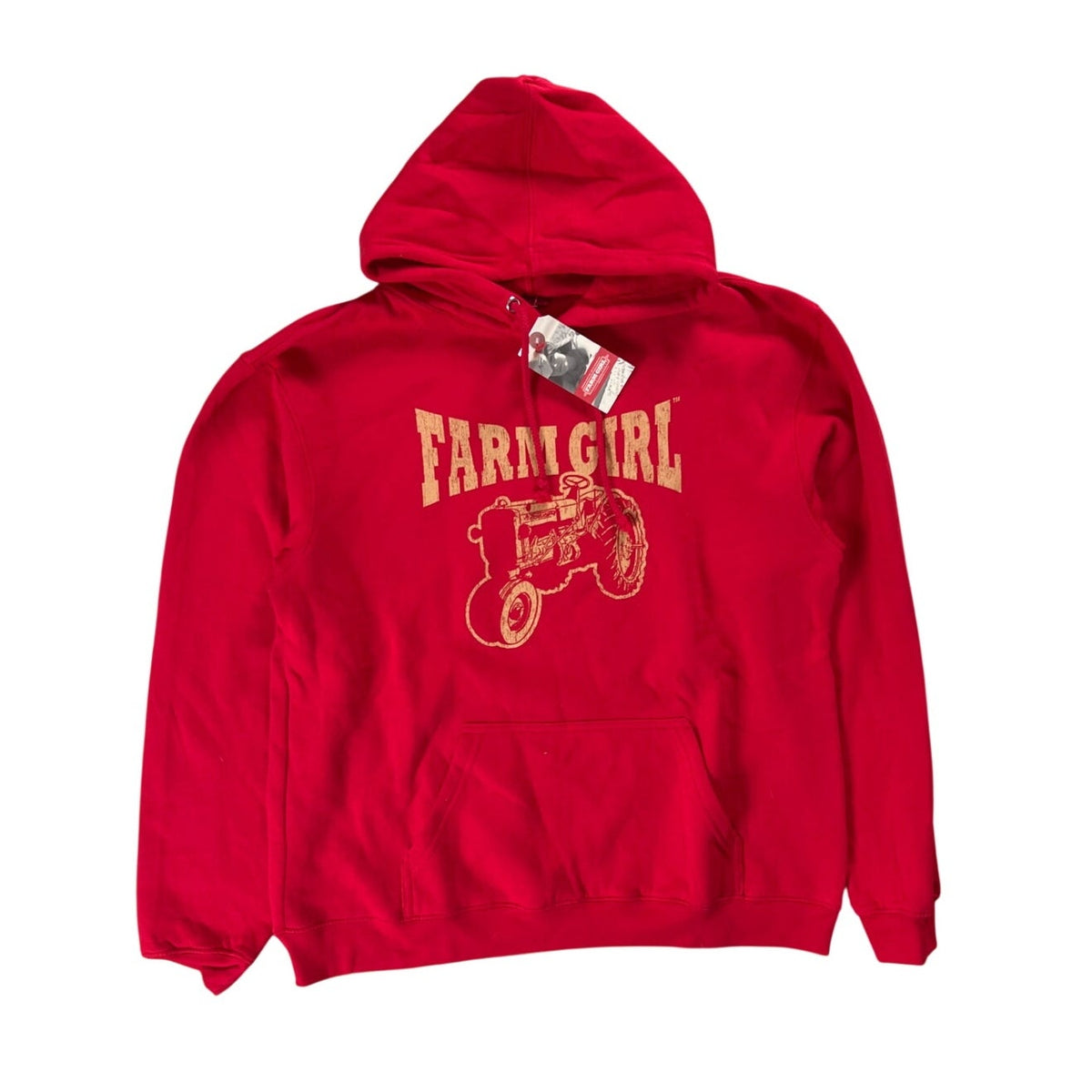 NWT Farm Girl Red Hoodie Women Size XL
