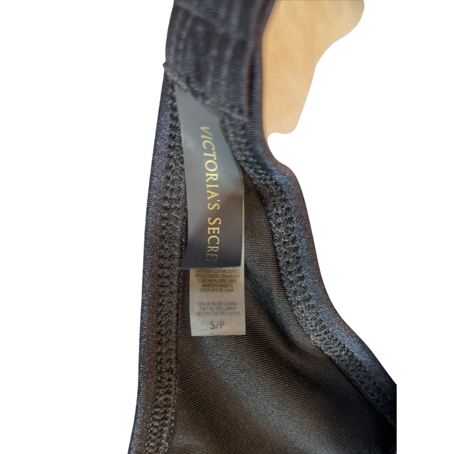 Victoria's Victoria Secret S Small Bikini - Black Gold Clasp - EUC