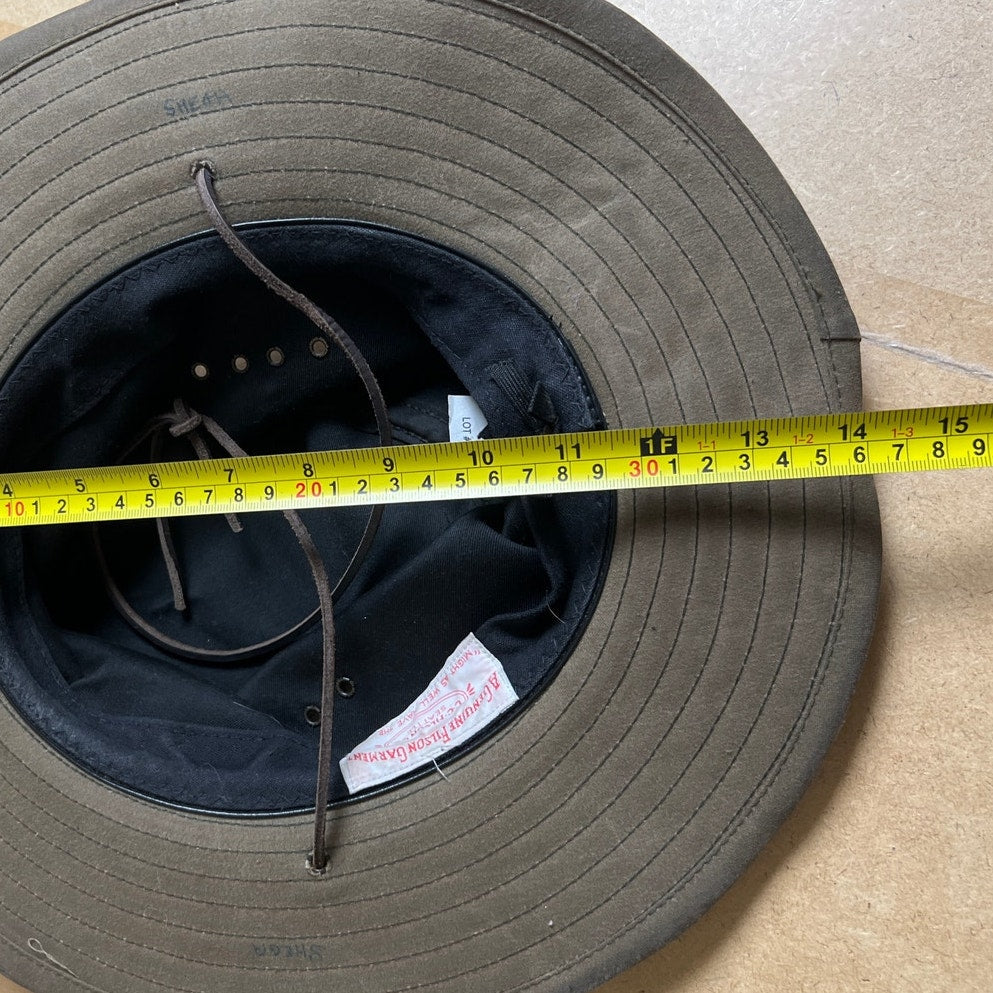 Filson Packer Bucket Hat Otter Green Size XL Made In USA