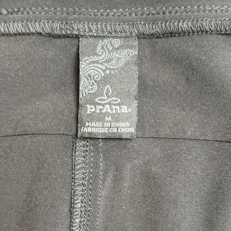 PrAna Norma Drawstring Waist Dress In Black Size M