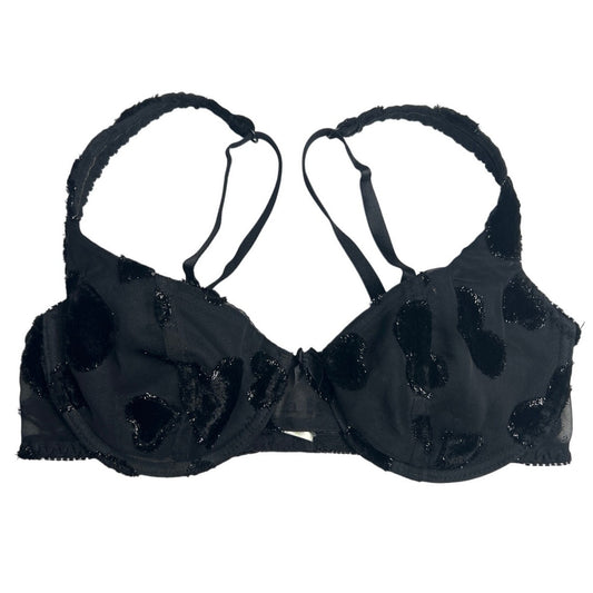Biatta Black 34C Push Up Bra Adjustable Straps