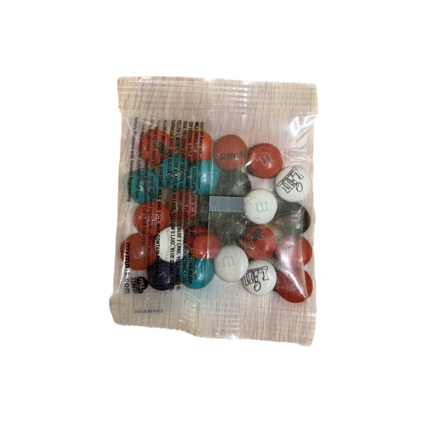 M&M Eagles vs Patriots Super Bowl LII 52 Box Candy Set