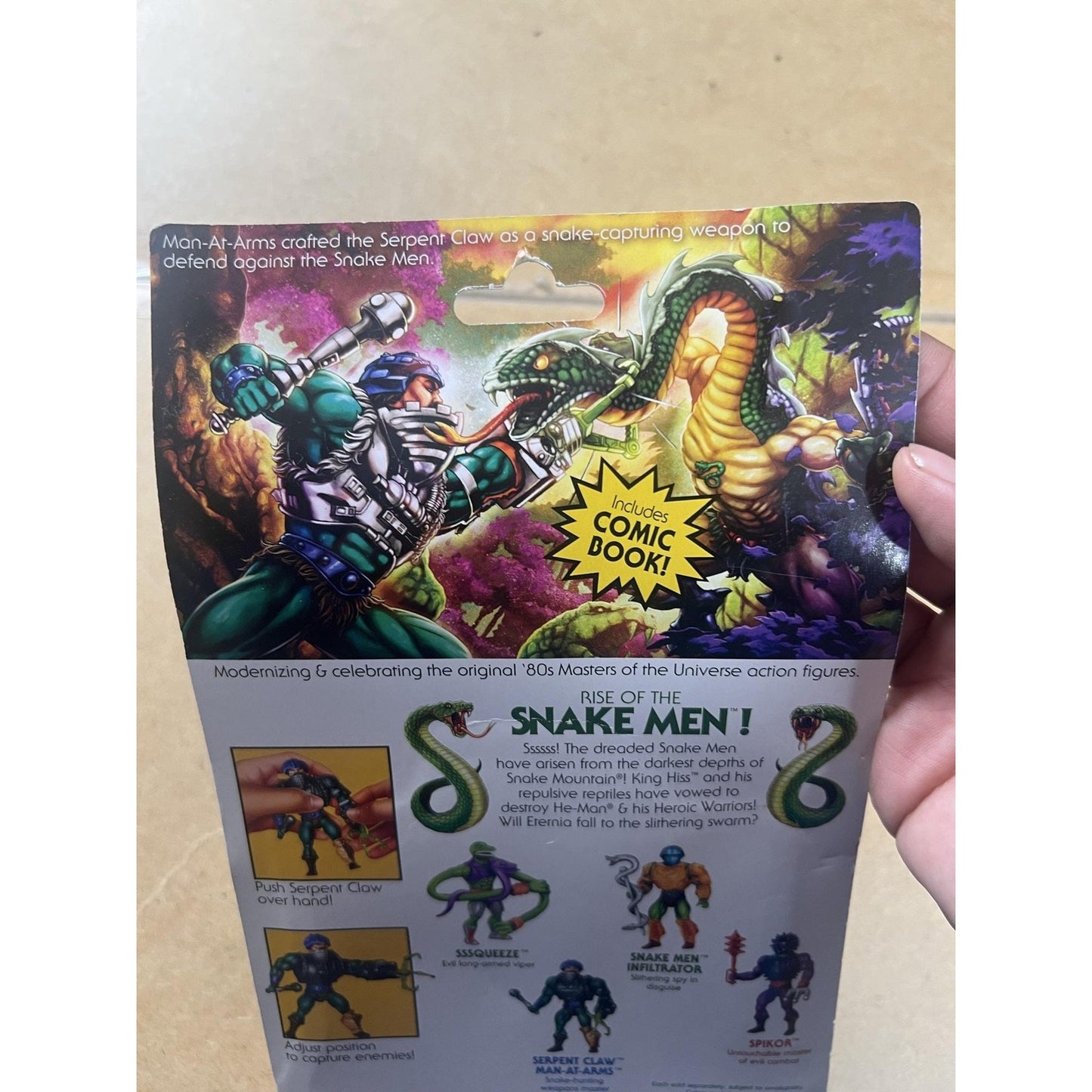Mattel Masters Of The Universe Serpent Claw Man-At-Arms Green Figure Vietnam