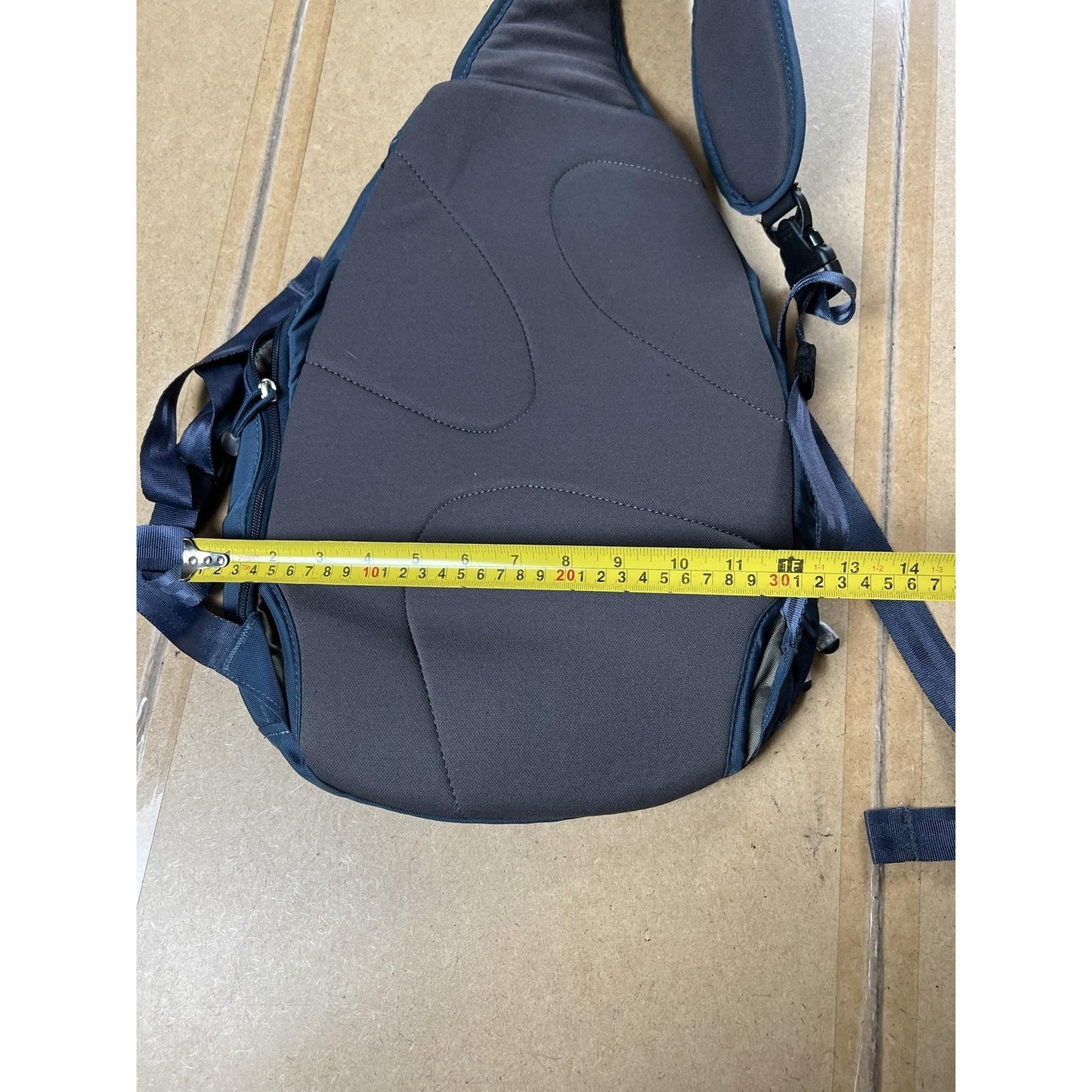 REI Shoulder Bag Mens One Size Blue Nylon Sling Pack 3 Pockets Hiking Summer