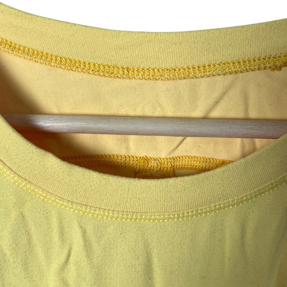 Lululemon Size 8 Long Sleeve Yellow Thumbholes Long Sleeve Shirts Women's