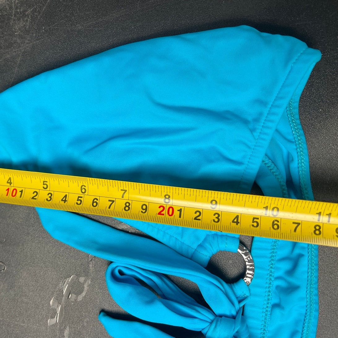 Venus Size 4 Women Swimwear Two Piece Bikini Blue Adjustable Halter