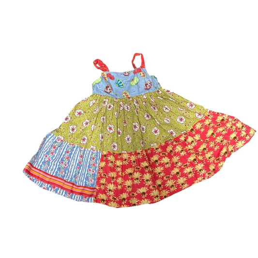 Matilda Jane size 6 Girls Vintage Sundress Blue Floral