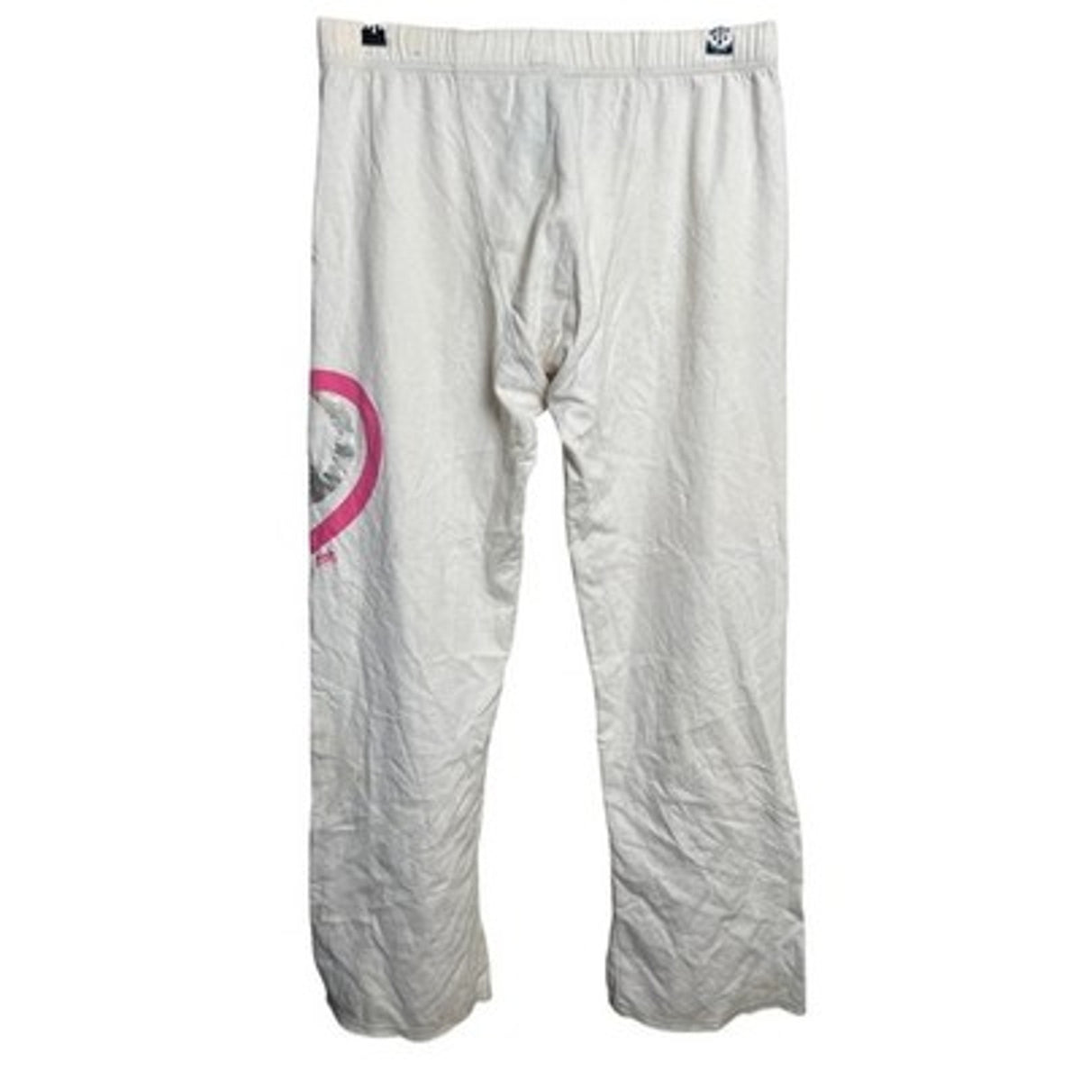 Y2K PINK Victoria's Secret Medium M Peace & Heart Graphic Sweatpants