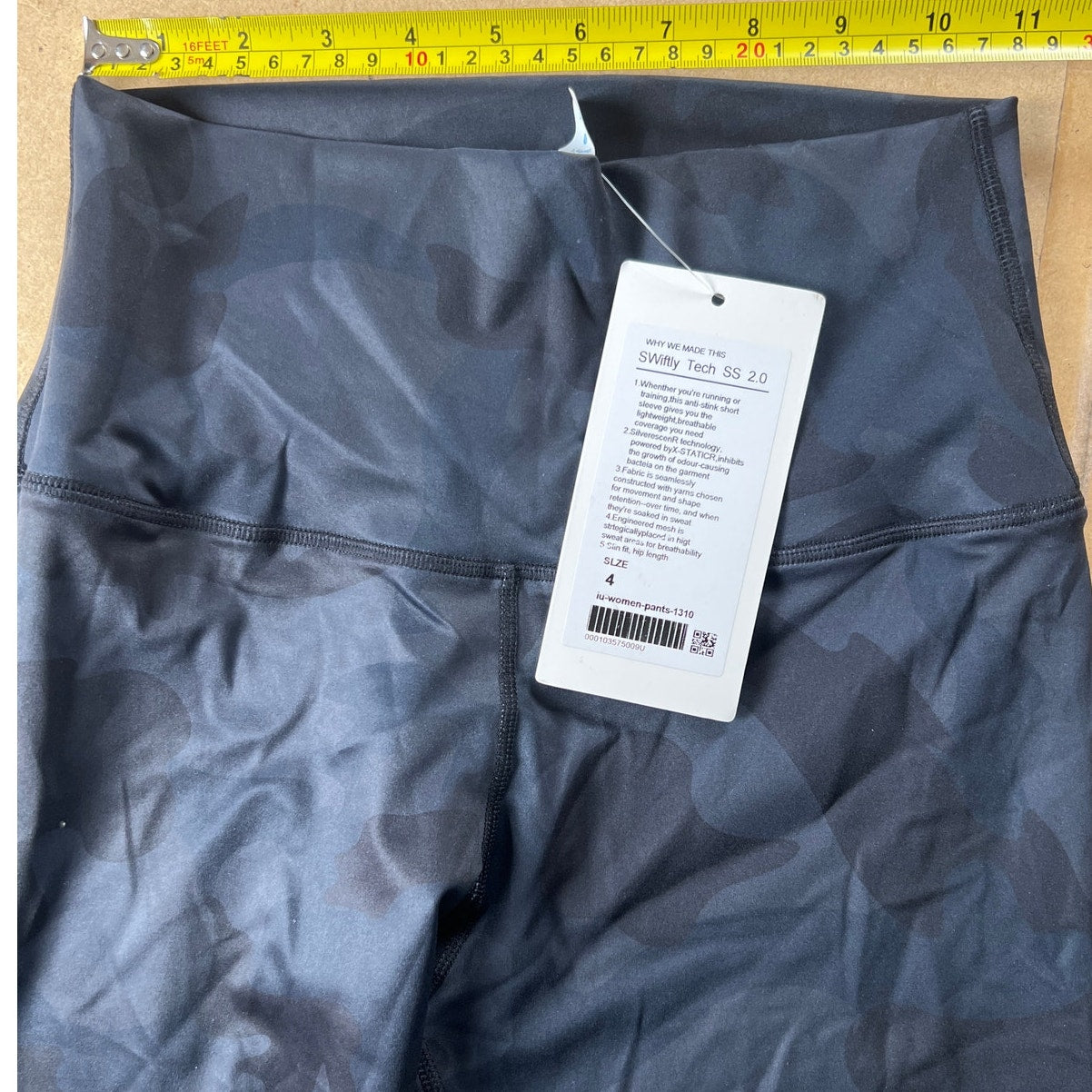 NWT Lululemon Align High-Rise SWiftly Tech SS 2.0 Size 4
