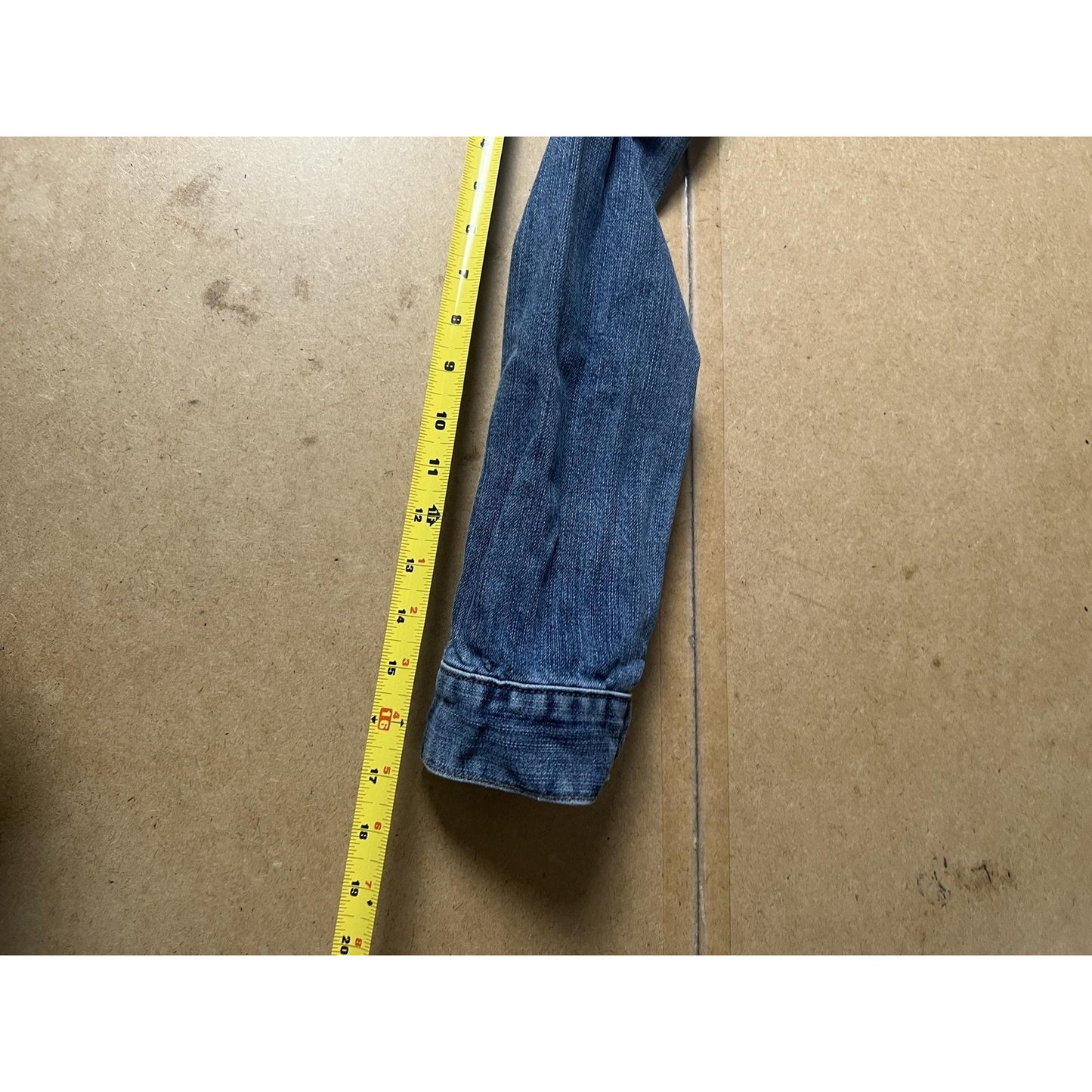 Gap Jacket Womens XL Blue Denim Collared Pockets Button Unlined Casual