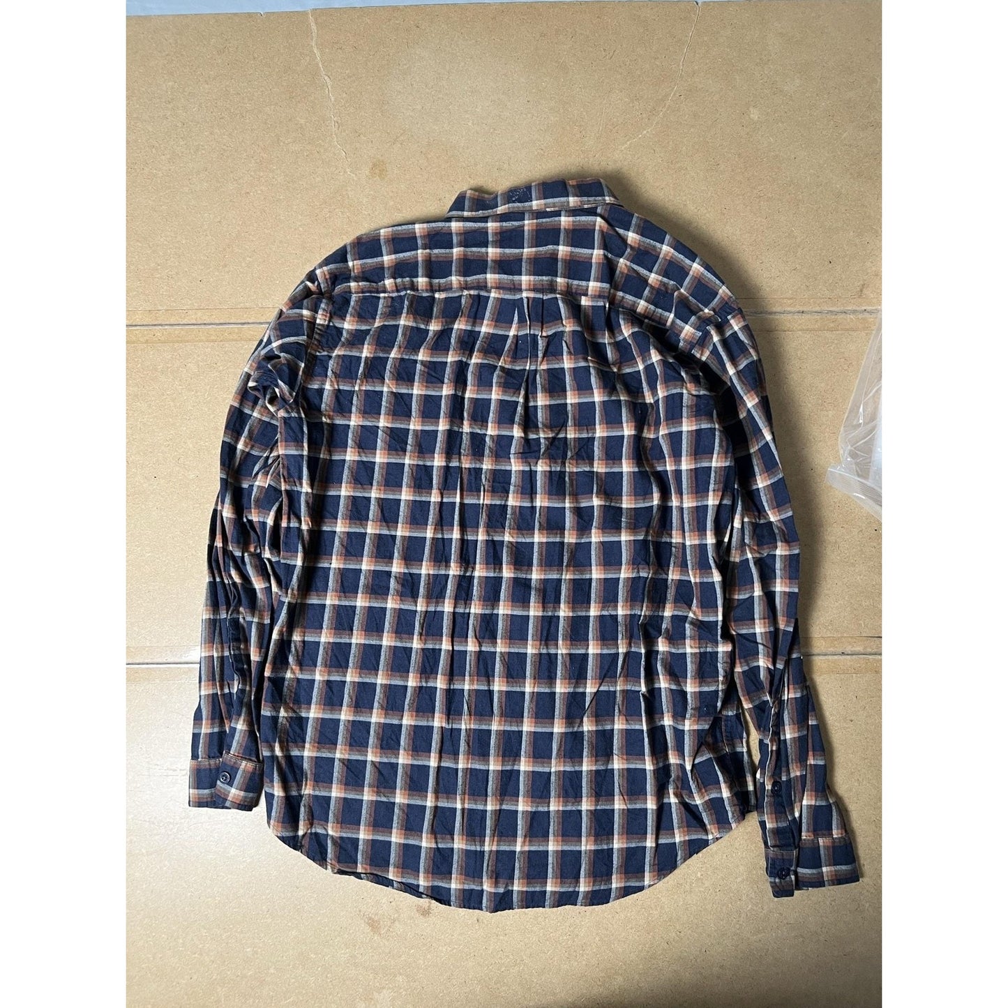 Patagonia Shirt Mens L Blue Plaid Long Sleeve Flannel Button Up Casual