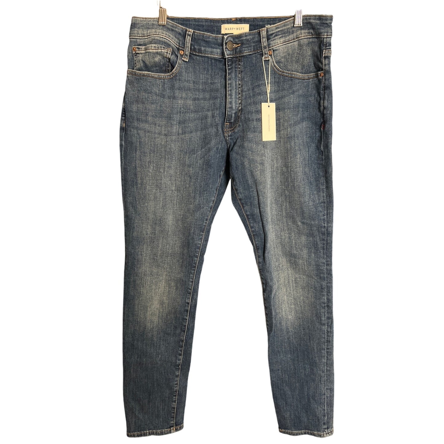 NWT Warp + Weft 34 x 32 HND Tokyo Skinny Denim Jeans Women's