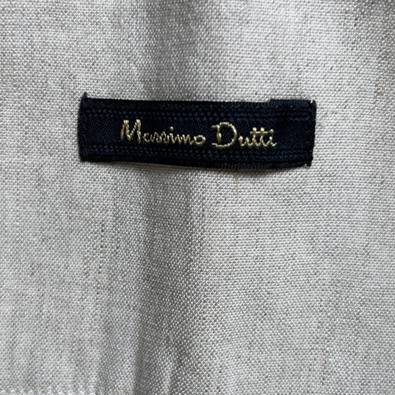 Massimo Dutti Linen Gray Women Pants Size 4