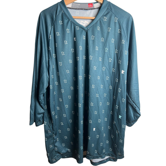 Podiumwear 000 Size 3XL Made In Minnesota Cycling Long Sleeve Nordic