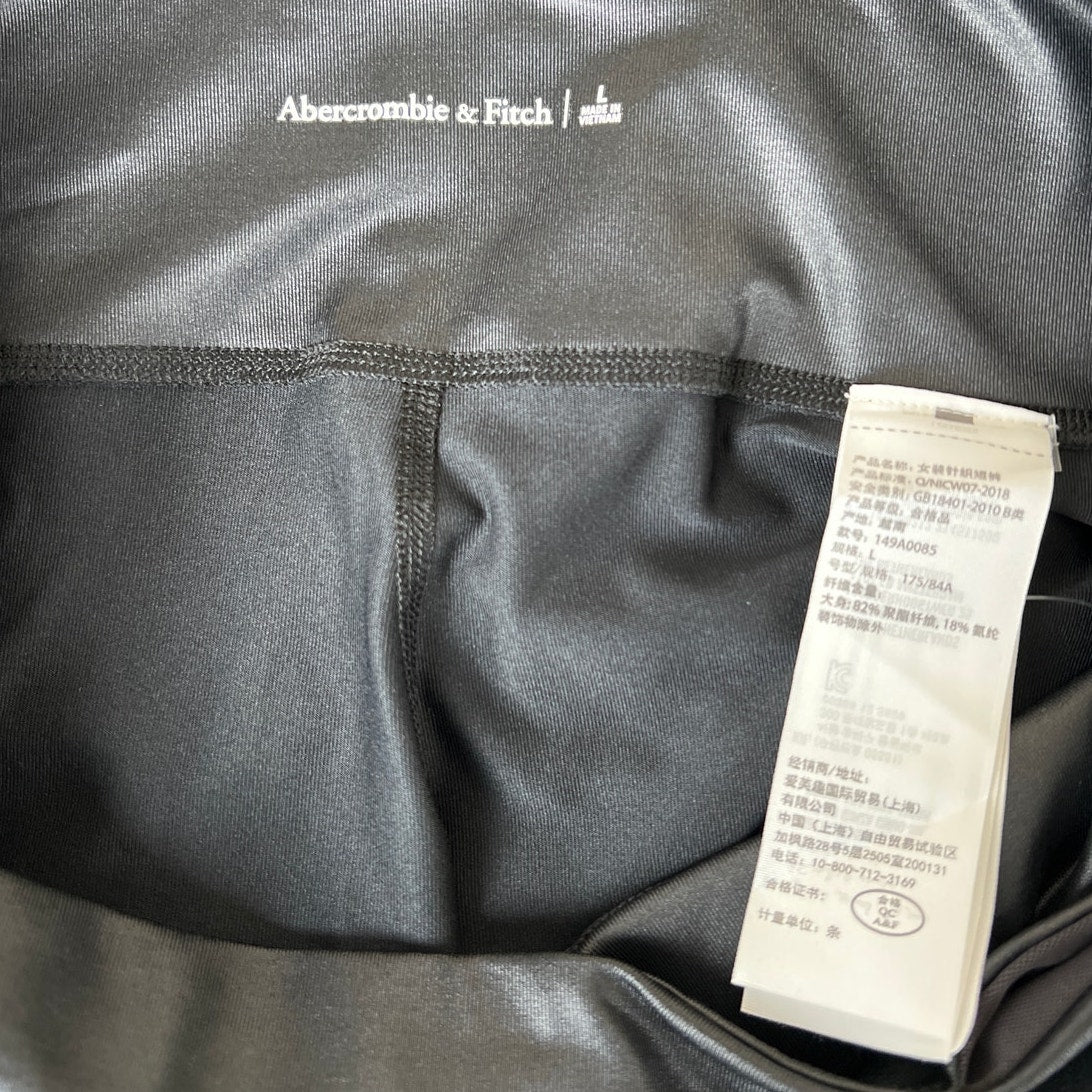 Abercrombie & Fitch Large Black Biker Short