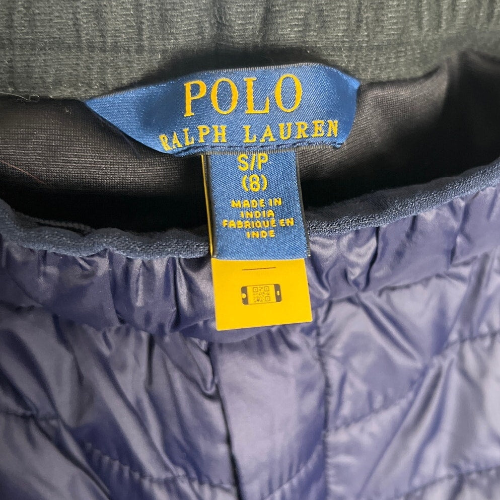 Polo Ralph Lauren Size 8 Small Navy Snowpants Elastic Waist