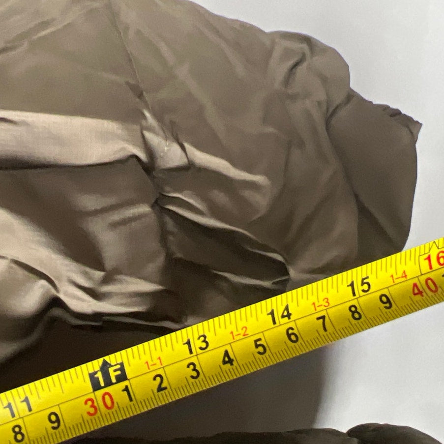 L.L Bean Brown Puffer Jacket 100% Nylon Size Medium Outwear