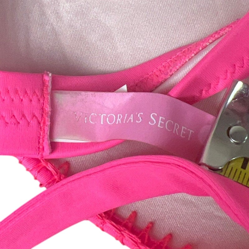 Victoria's Secret Pink Bikini Halter Top Adjustable Tie *Dimensions In Picture*